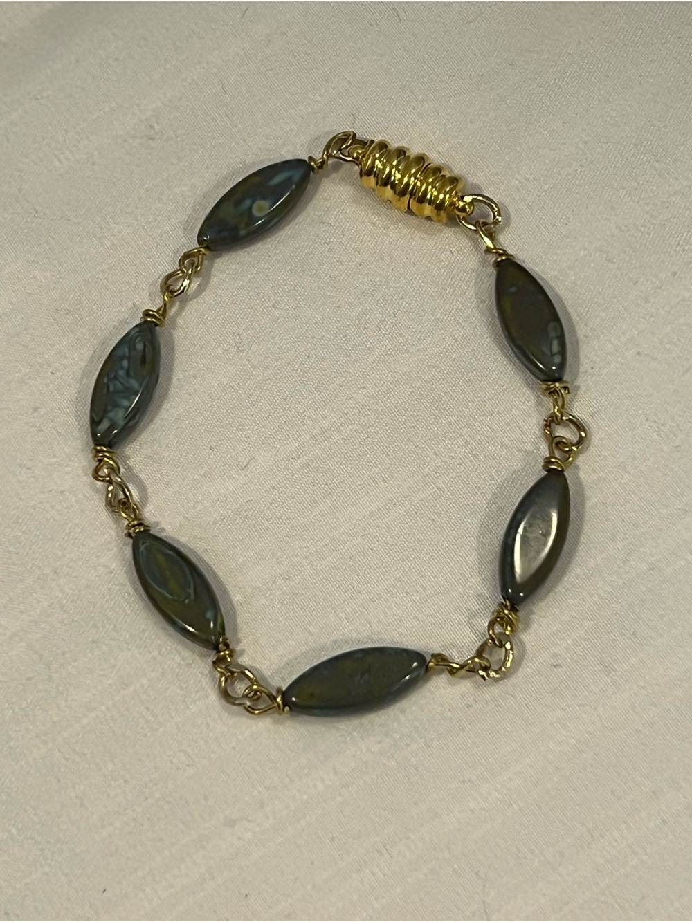 Green Jasper Bracelet - Picture 2 of 4